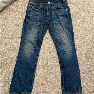 True Religion Classic Blue Men's Straight Jeans